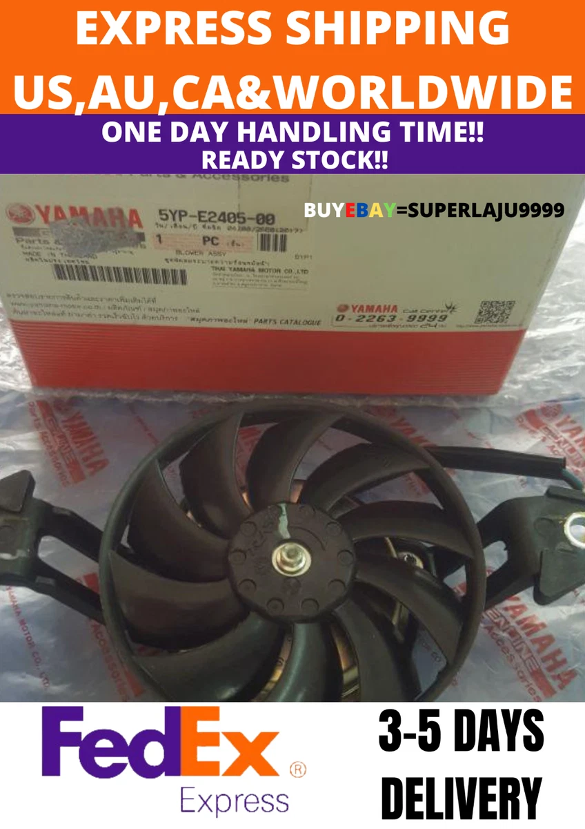 Yamaha M-Slaz TFX150 YZF R15 R-15 FZ150 Fan Radiator Genuine 5YP-E2405-00 |  eBay