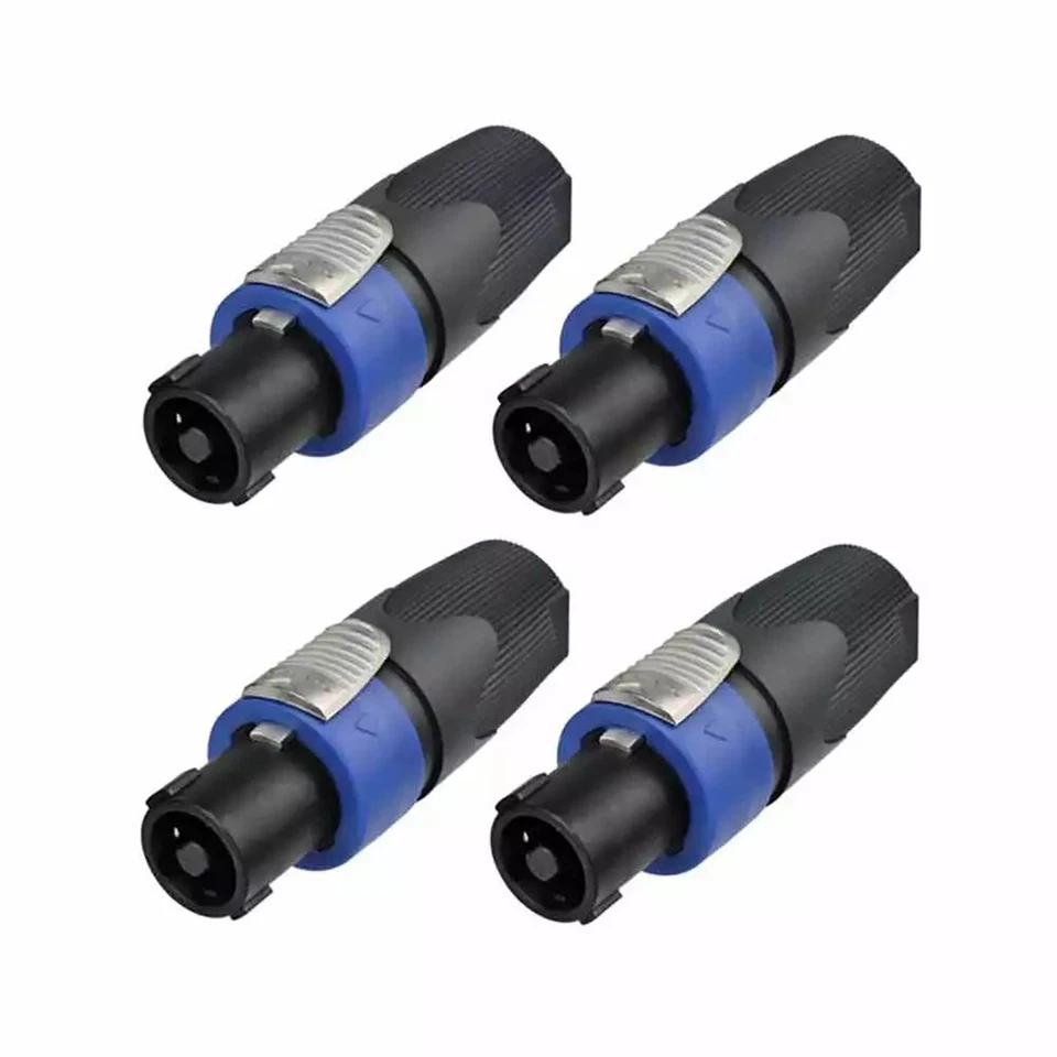New 4 Pole 4pcs NL4FX Speaker Cable Plug Connector Speaker connector - Image 2 of 4