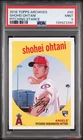 2018 Topps Archives SHOHEI OHTANI #50 1959 Rookie Pitching Stance MINT PSA 9 RC