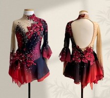 Customized figure skating competition dresses