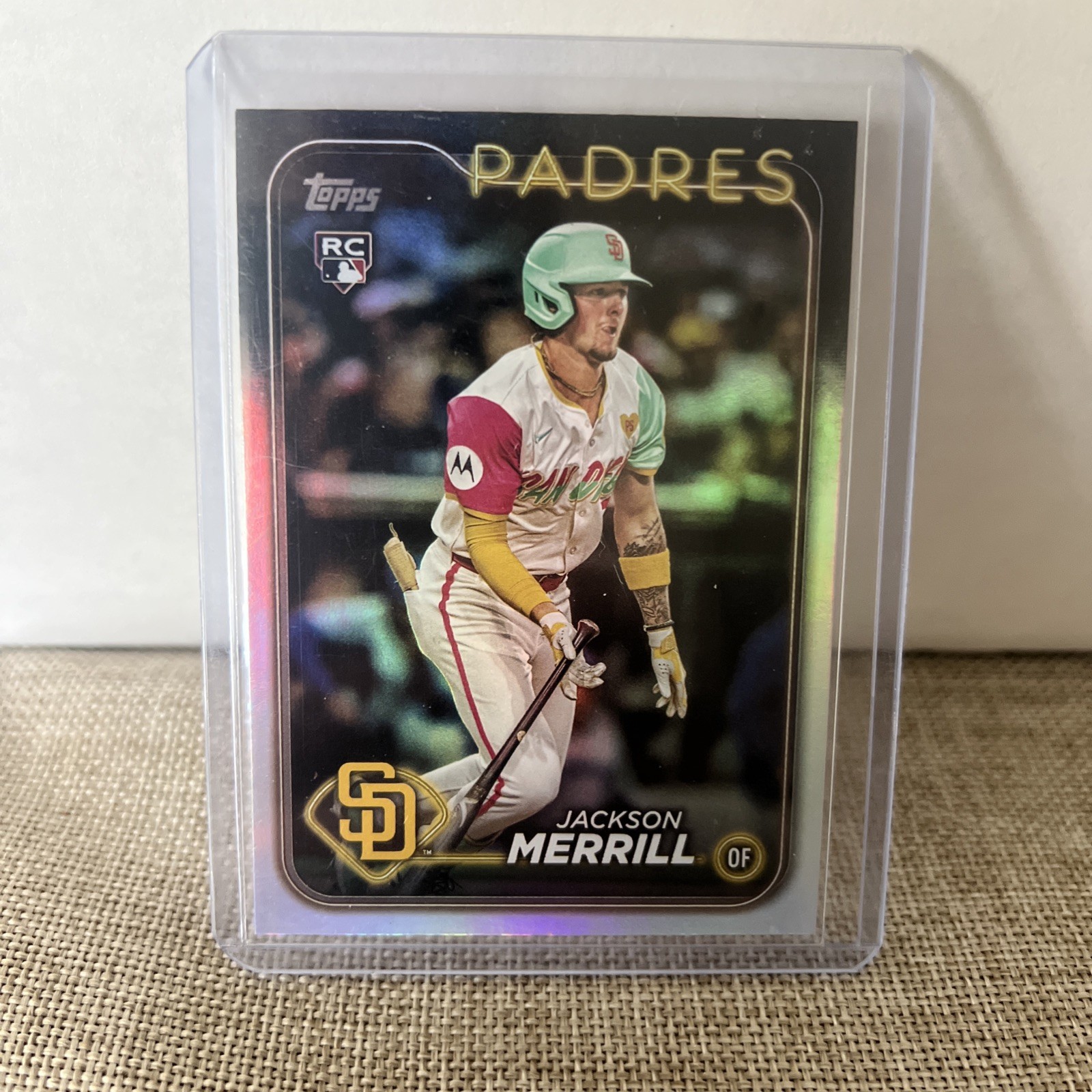 2024 Topps Update Series - Jackson Merrill #US210 Rainbow Foil (RC)