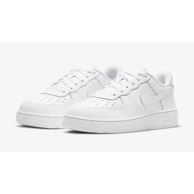 Nike Air Force 1 LE Low (PS) Triple White Kids Shoe Trainers | UK1 | RRP:£60