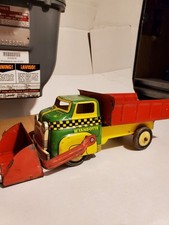 WYANDOTTE FRONT LOADER DUMP TRUCK Garbage PRESSED METAL TRUCK VINTAGE 2545