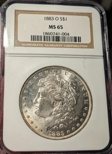 1883 O Morgan Silver Dollar NGC MS-65 1857131-070