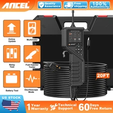 ANCEL 12V/24V Automotive Circuit Tester Multimeter/Relay/Fuel Injector Tester