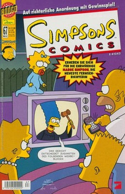 Simpsons Comics Nr. 67 - Dino (1996-2018) Zustand 1-2