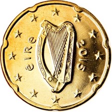 [#792842] REPUBBLICA D’IRLANDA, 20 Euro Cent, 2015, Sandyford, SPL, Ottone, KM:N