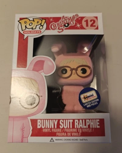 Funko Pop! Bunny Suit Ralphie (Flocked) #12 (Gemini Limited Edition)/480 Grail