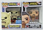 Funko Pop! Invincible Omni Man #1861 BD Battle Beast #54 Chalice EX  Set of 2