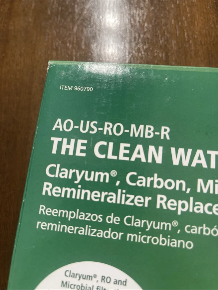 AO SMITH REVERSE OSMOSIS SYSTEM REPLACEMENT FILTER SET 960790 AO-US-RO-MB-R - Image 2 of 4