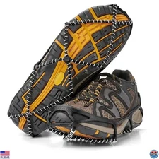 Yaktrax Walk Traction Cleats - 360° Grip for Snow, Ice & All Terrain - Durable