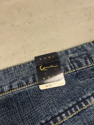 Vintage Karl Kani Jeans Mens 54 Blue Super Baggy Wide Leg 90s Y2K NOS - Picture 10 of 10