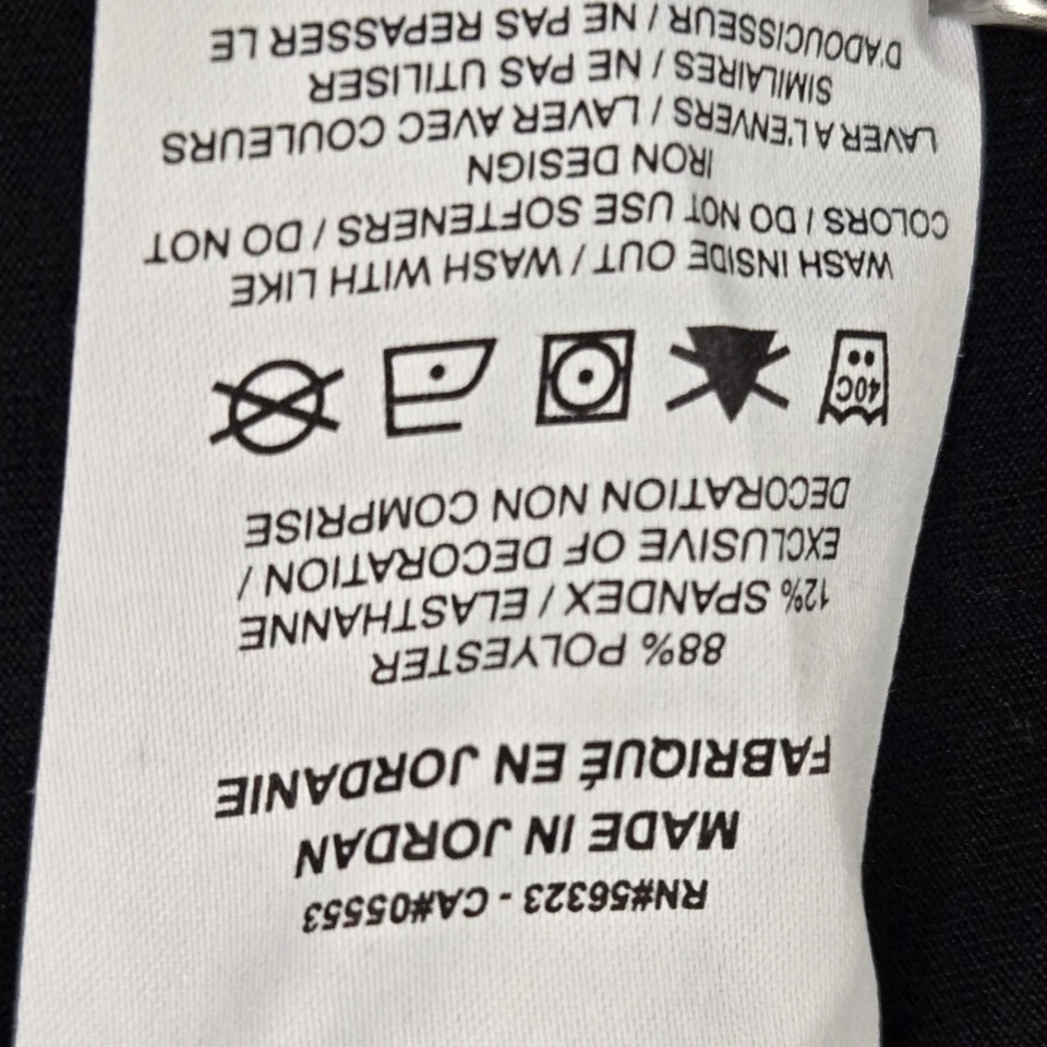 Nike Women Sweatshirt 3X Black Dri-Fit Running Reflective Logo Zipper - Image 3 of 4