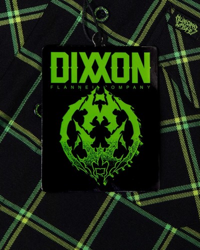 DIXXON Flannel Sz L Municipal Waste Sadistic Magician Electrified Brain Brnd New - Picture 2 of 3