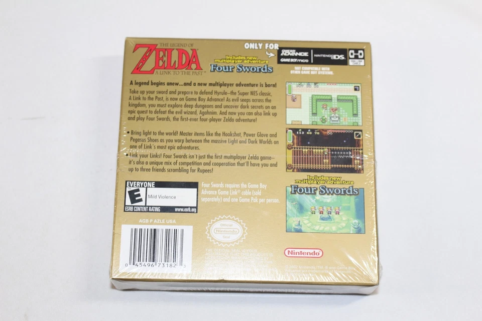 The Legend of Zelda: A Link to the Past GBA Game Boy Advance NEW & SEALED! RARE! - Image 4 of 4