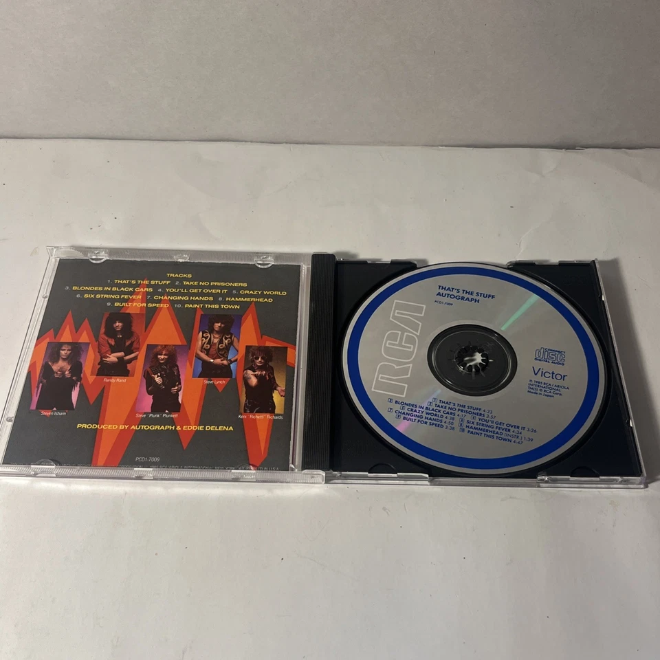 AUTOGRAPH That's The Stuff CD 1985 MEGA RARE US 1st Press PCD1-7009 Foto 4 de 4