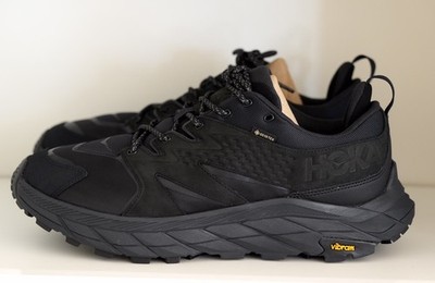Hoka One One Anacapa Low GTX Gore-Tex Black Hiking Shoe Waterproof 