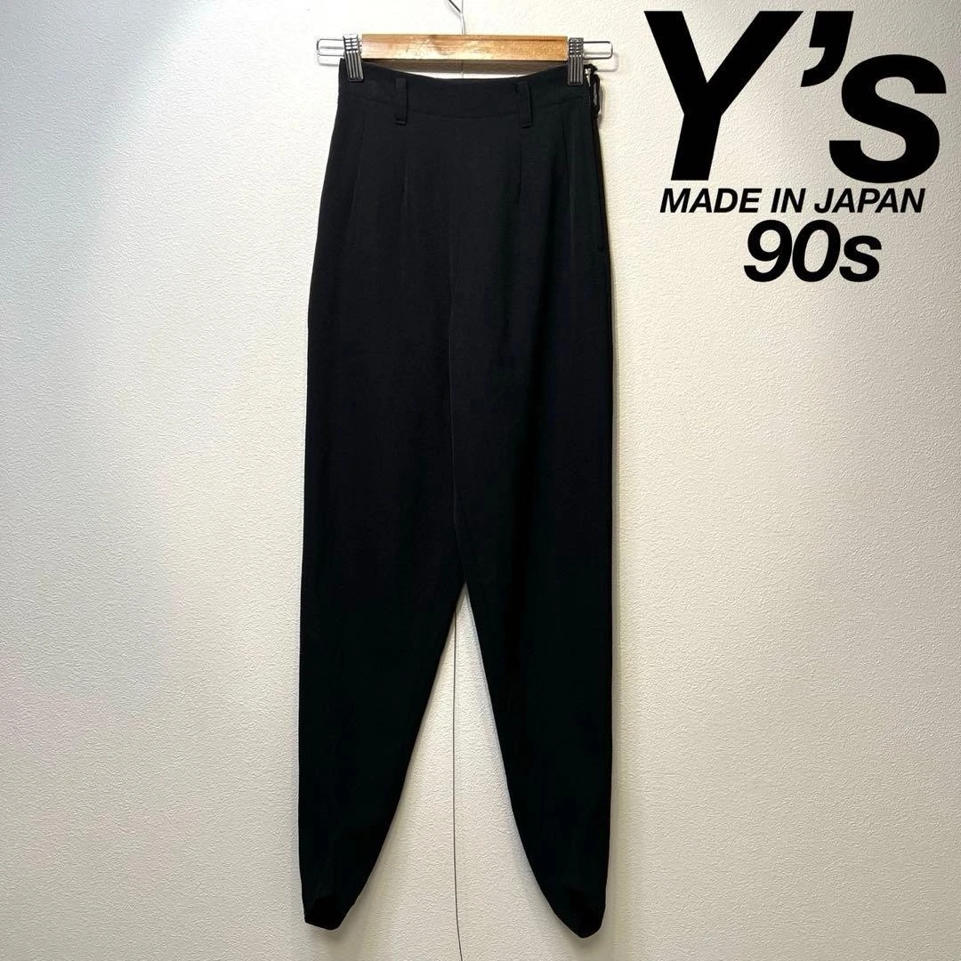 パンツ Y'S Yohji yamamoto wool slacks pants Yohji Yamamoto Wool Black Pants for Women for sale | eBay