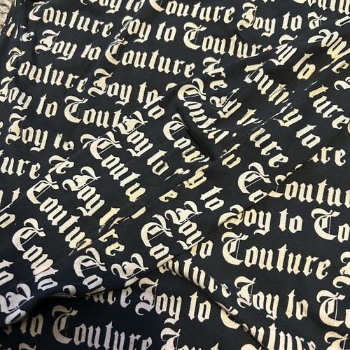 Vtg 00s Y2K Long Sleeve Juicy Couture Tee Shirt “Joy To Couture” Size M Spellout - Picture 5 of 9