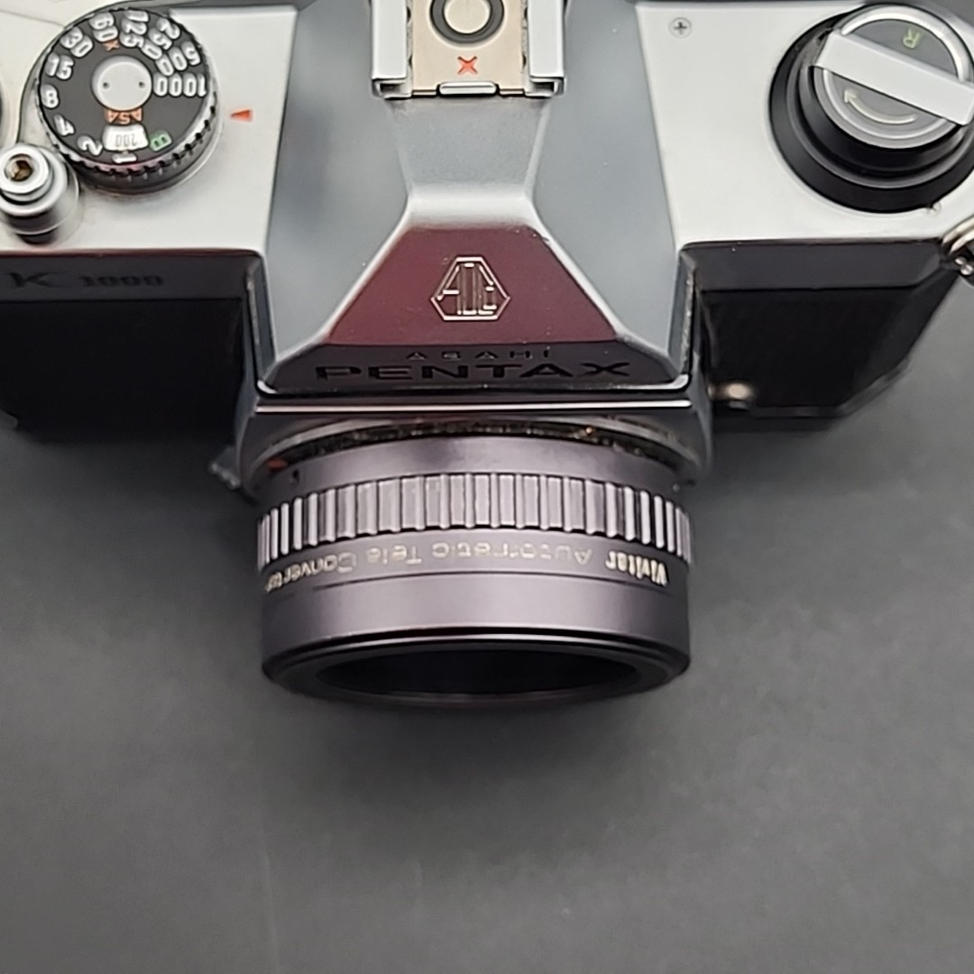 ★美品★ペンタックス PENTAX K1000 #1072 Pentax Asahi K1000 35mm SLR Camera Kit w/ 50mm f/1.4 Lens