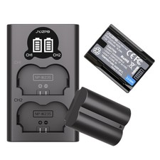 NP-W235 Battery Fit for Fujifilm XT4, X-T5, NP-W235 Dual Battery Charger for ...