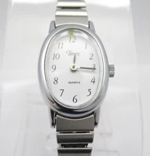 Women Timex Quartz WR Analog 18mm Oval Watch (I8) "New Battery"
