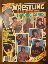 1985 WRESTLING ALL STARS COMPLETE SET 54 MAGAZINE TRADING CARDS UNCUT HULK HOGAN