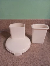 Sunbeam Oskar Food Processor 14081 Salad Chute Attachment Lid & Pusher Part