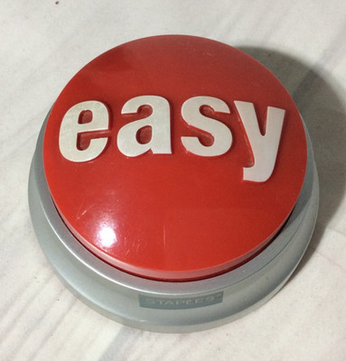   Staples EASY BUTTON ''That Was Easy'' Talking Office Gift   