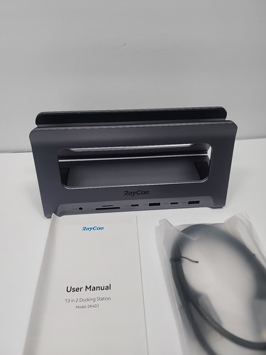 RayCue USB C Docking Station for MacBook Pro/Air, with 16 ports - Picture 1 of 3