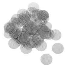 MECCANIXITY Pipe Screen Stainless Steel Screens, 1/2 Inch 12.7mm, Silver 