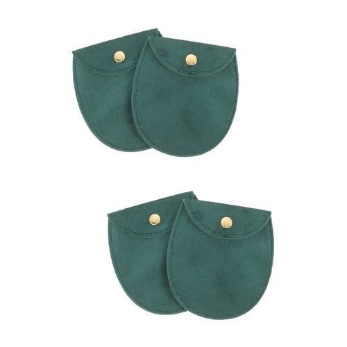 2 Pieces Velvet Bag Travel Single Watch Pouch Portable Storage Case Pocket - Picture 4 of 12