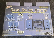 Nintendo GameCube Purple Intec Sound System Speakers & Av Selector