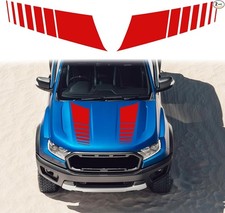 Compatible with 2PCS Car Hood Cover Vinyl Stripe Stickers Racing Stripes Auto Bo