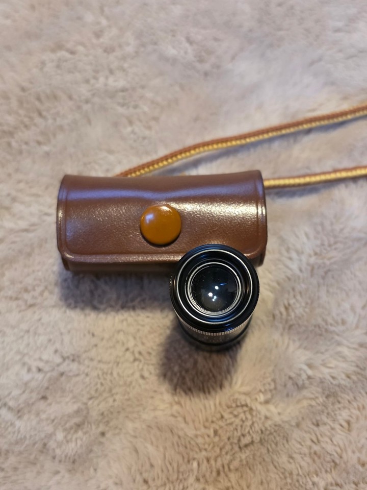 Vintage EMO Seibert Wetzlar Emoskop Pocket Microscope Telescope w/ Case