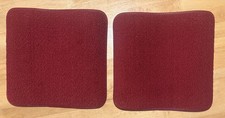 1979-93 Mustang New Dark Red Rear Carpeted Floor Mats