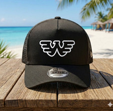 Waylon Jennings Logo Embroidered Mesh Back Tr...