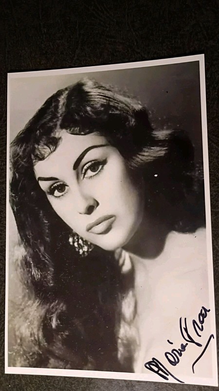 MARIA FRAU Hand Signed Autograph 4X6 Photo - SEXY ACTRESS-- MARGARET OF CORTONA