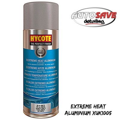 Hycote-Extreme Heat Aluminium 400ml Aerosol schnelltrocknend, Mehrzweckfarbe XUK1005