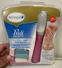 Amope Pedi Perfect Electronic Nail Care NEW PINK