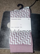 Lululemon Geometric Crew Socks M