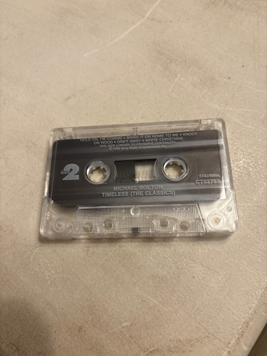 MICHAEL BOLTON TIMELESS THE CLASSICS CASSETTE TAPE 1992 COLUMBIA CT-52783 TESTED - Picture 4 of 4