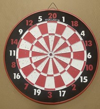 Sportcraft Dartboard DoubleSided BaseballGame On Reverse Alternating Numbers 18  