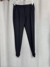 BOSS Black Dress Pants Tailored Stretch Front Seam Trousers Sz 4