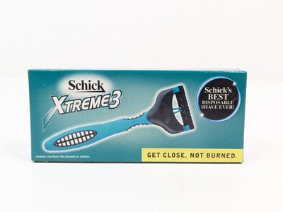 Schick XTREME 3 Disposal Razor 1 In Box 2003 New Sealed 