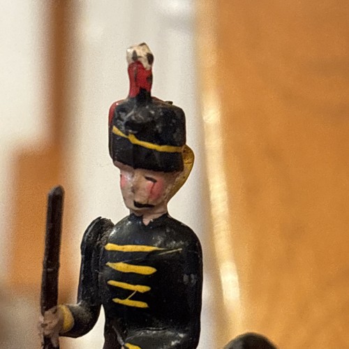 1 Scarce Britain Toy Soldiers Prewar Set#12 11th Hussars Prince Albert’s Own - Picture 13 of 16