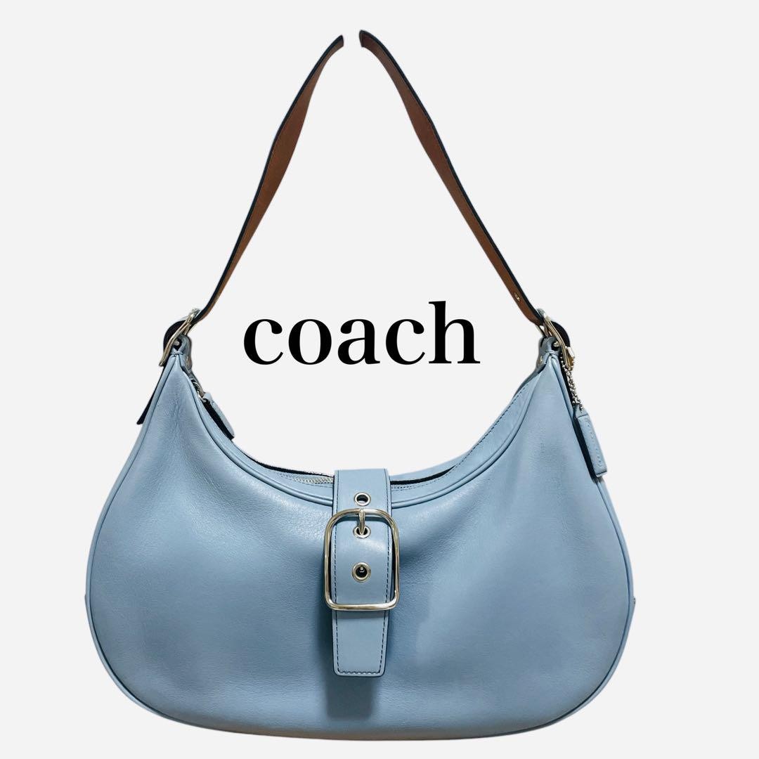 バッグ Coach Ergo Hobo Lether Shoulder Bag Blue Coach Vintage Blue Patent Leather Ergo Shoulder Bag | eBay