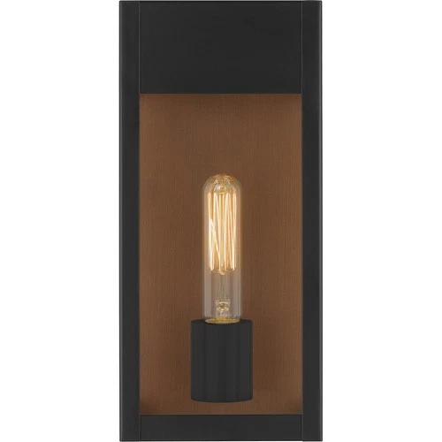 Maren 1-Light Outdoor Wall Mount in Matte Black - Picture 3 of 7