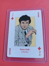 Peter Falk Card Columbo Jack Of Diamonds T.V. Genius Playing Card