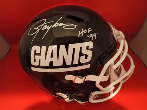 Lawrence Taylor Signed Giants Speed F/S Replica Helmet W/HOF 99 JSA WC103979